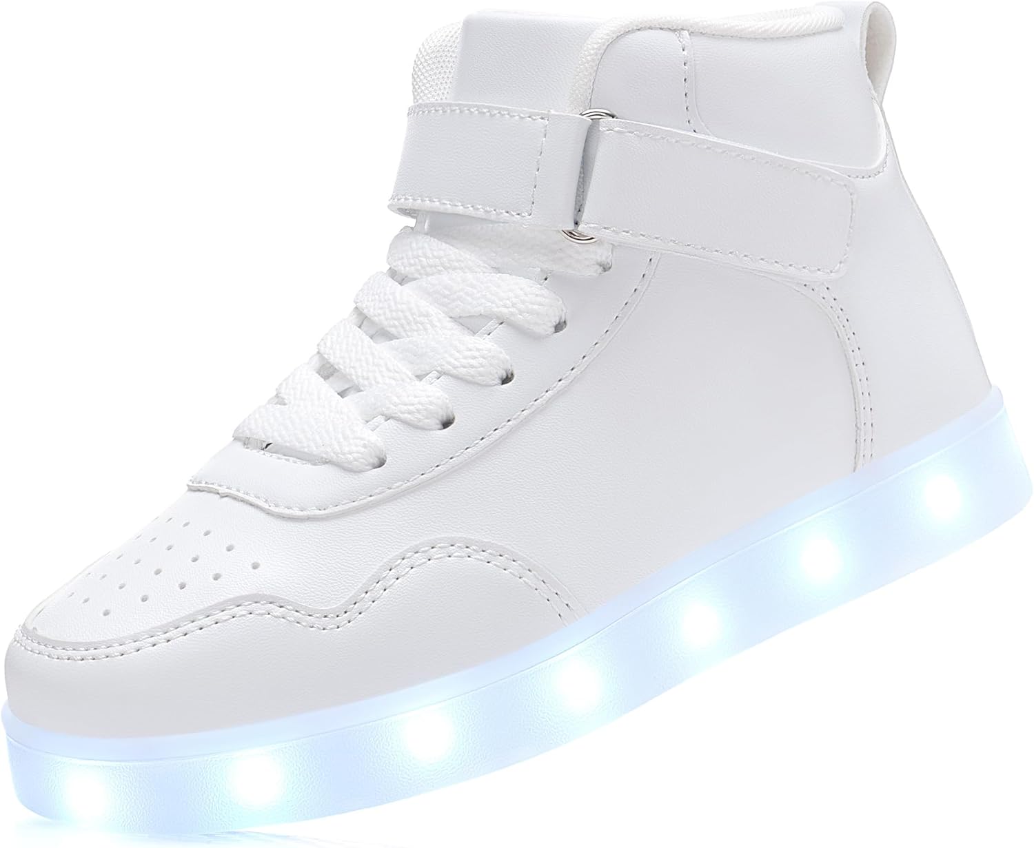 APTESOL Kids LED Light Up Shoes - Rechargeable High Top Sneakers