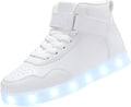 APTESOL Kids LED Light Up Shoes with Adjustable Hook & Loop - Bright