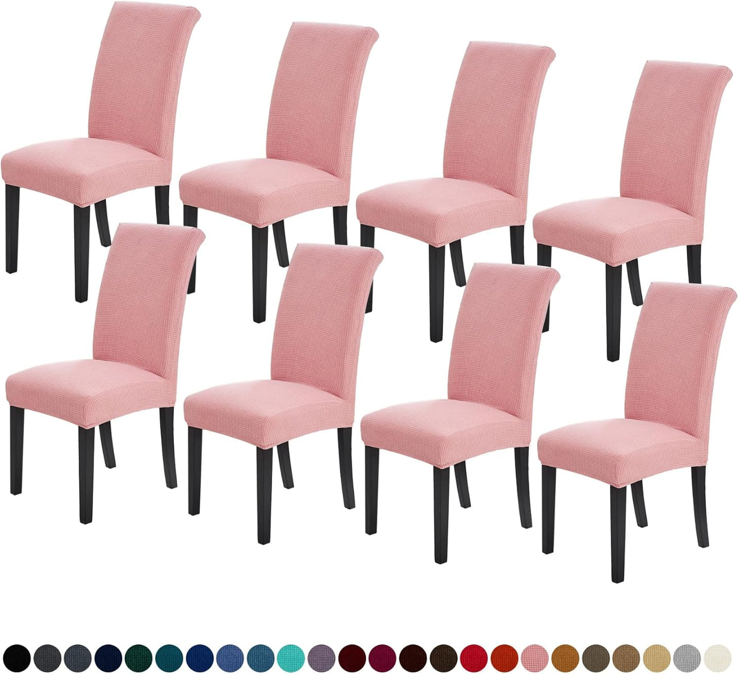 Joccun Dining Chair Covers Set of 8 for Stylish Protection