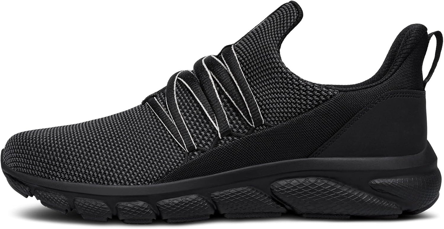 LARNMERN Slip On Steel Toe Work Shoes for Safety and Comfort
