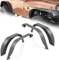 Flat Front and Rear Fender Flares for 1987-1995 Jeep Wrangler YJ