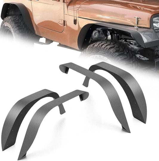 Heavy Duty Steel Off-Road Fender Flares for Jeep Wrangler YJ