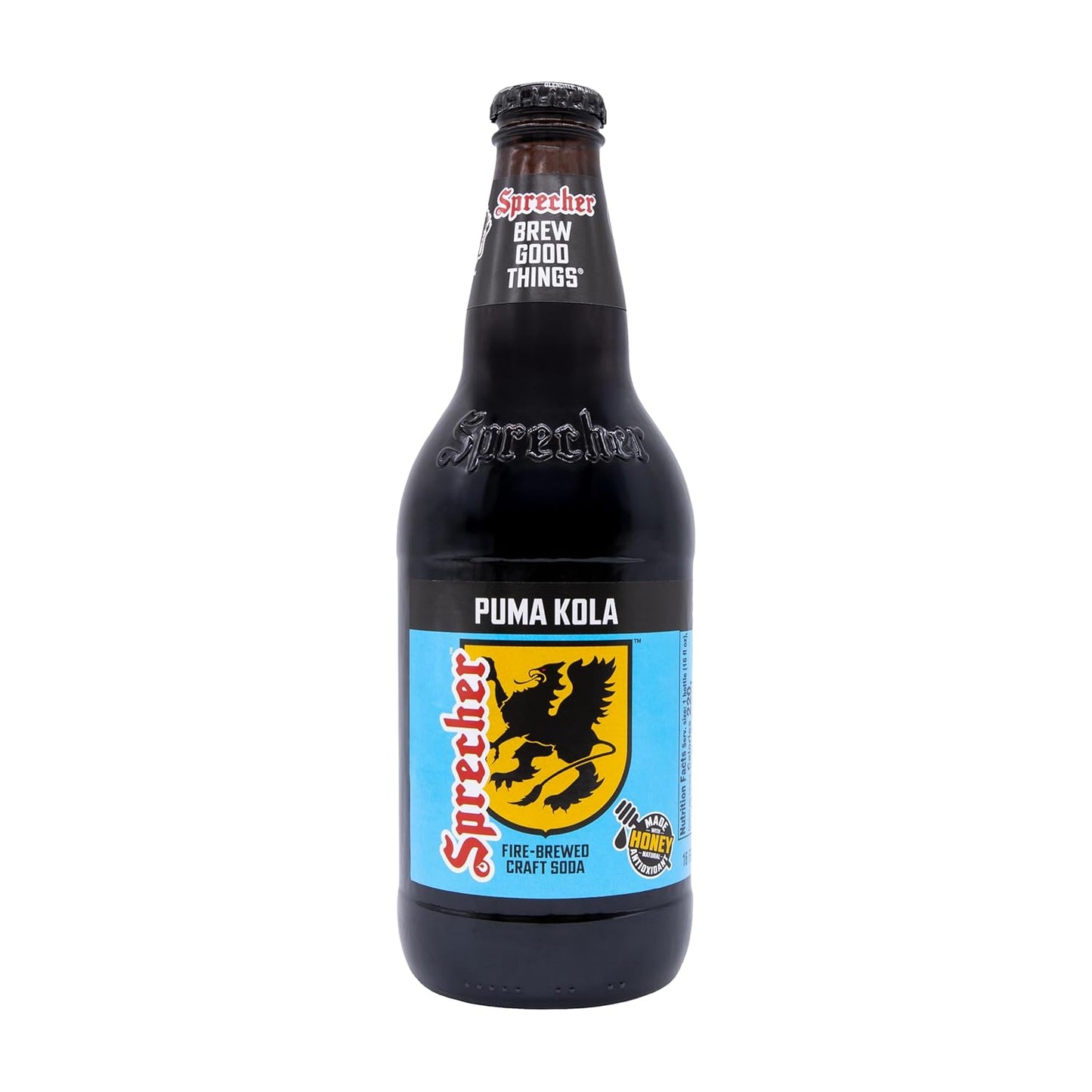 Sprecher Puma Kola Craft Soda - Bold & Refreshing Cola Drink