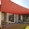 LOVE STORY Terra Red 7ftx8ft Rectangle Sun Shade Sail - Strong UV