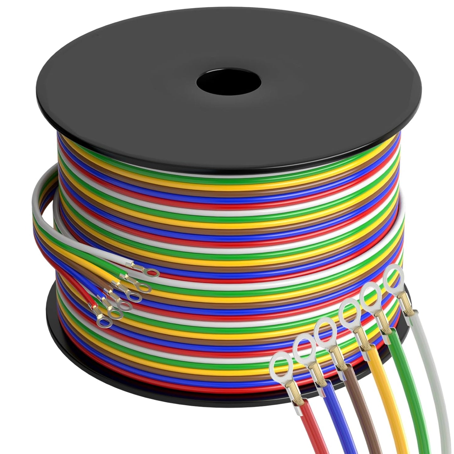 100FT 14 Gauge Trailer Wire for Easy Installation and Use