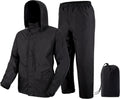 Rain Suit Waterproof Camo Jacket and Pants - Lightweight Rain Gear