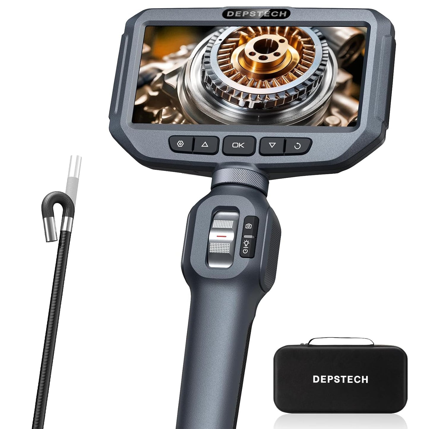 Two-Way Articulating Borescope Camera for Easy Inspections