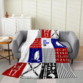 Erosebridal Skiing Fleece Blanket: Cozy Gift Essential