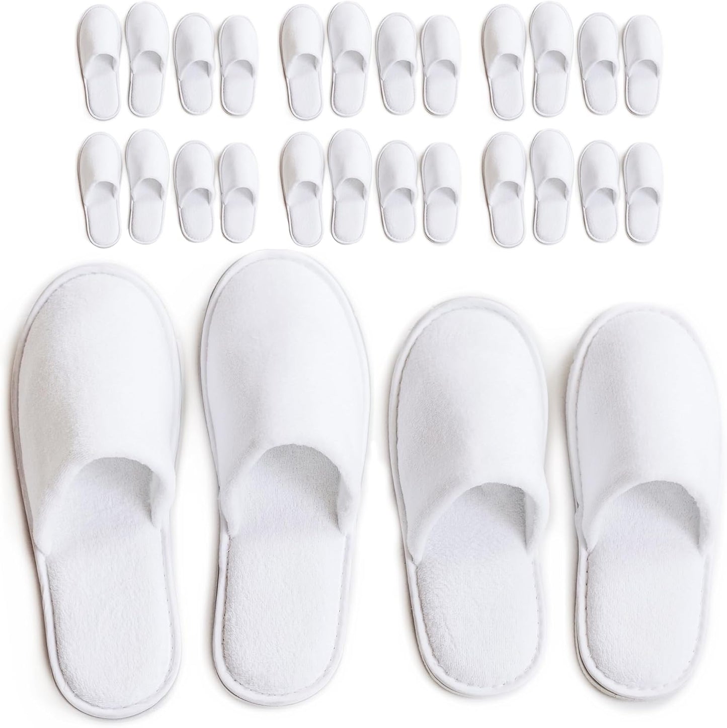 Indoor Spa Slippers for Guests - Comfortable Non-Slip Design