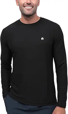 Long Sleeve Athletic Shirt for Men - Dri Fit Performance Wear