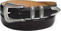 Full-Grain Cowhide Leather Dress Belt for Men - Tapered 1-1/8in