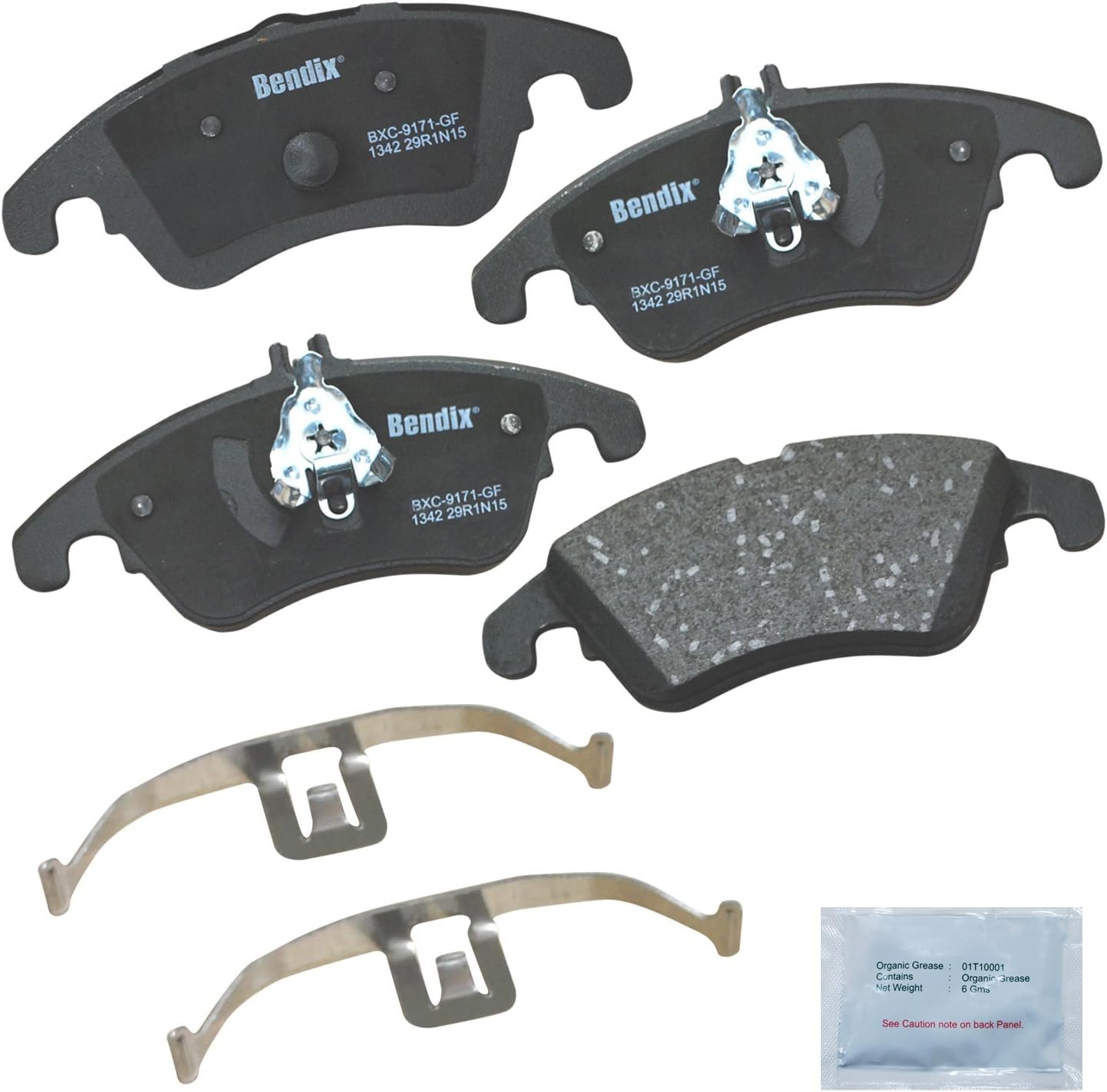 Bendix Priority1 CFC1342 Ceramic Brake Pads for Mercedes-Benz