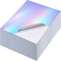 Holographic Printable Vinyl Sticker Paper 150 Sheets 8.5x11 in