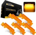 6LED Cab Roof Marker Light Assembly - Bright Flush Mount Cab Light