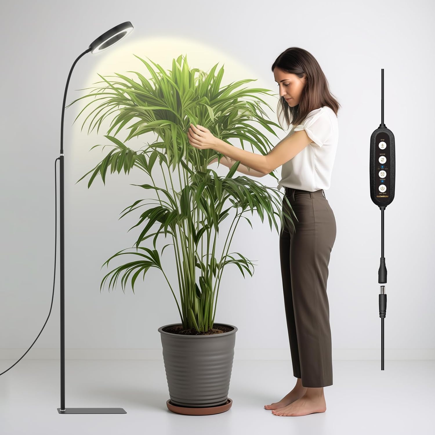 GLOWRIUM Grow Lights for Indoor Plants with Adjustable Height