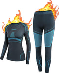 NOOYME Thermal Underwear for Women Base Layer - Warm, Moisture Wicking