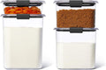 Rubbermaid Brilliance Pantry Food Storage Containers - Airtight Set