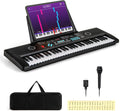 Portable Electric Piano with Microphone - Costzon