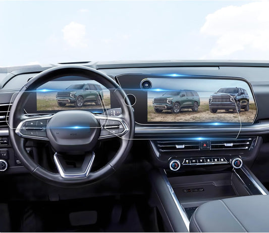 2025 Chevy Tahoe Screen Protector - BIBIBO 4Pcs Anti Glare
