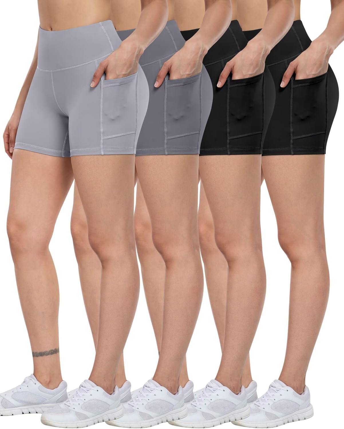 ATHVOTAR Biker Shorts Women with Pockets for Active Lifestyle