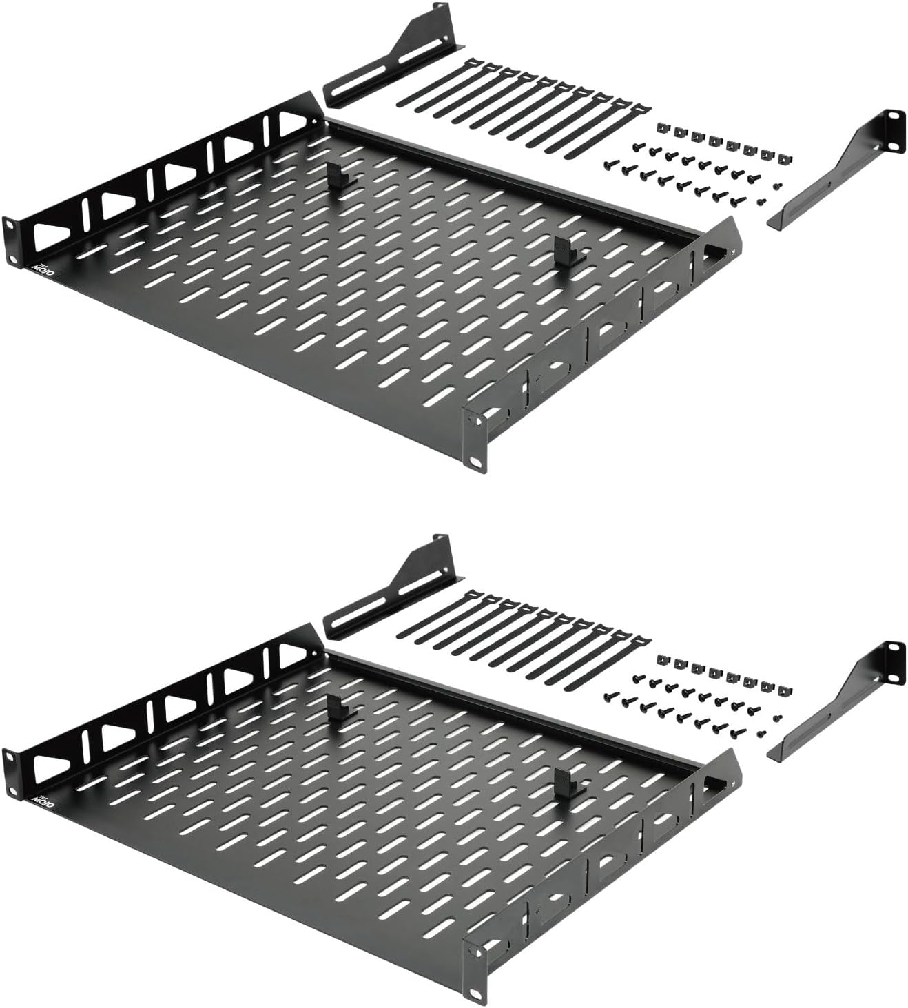 Tecmojo 1U Rack Shelf for 19 in Equipment - 14 in Depth