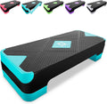 Adjustable Workout Aerobic Stepper - 26.5in Trainer Stepper for HIIT