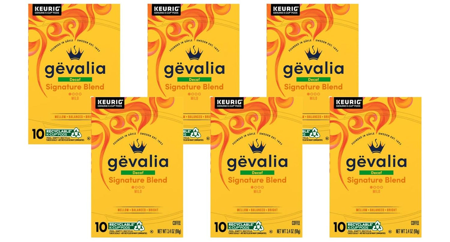 Gevalia Blend Decaf Mild Light Roast K-Cup Coffee Pods Review