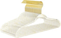 Premium Clear Invisible Acrylic Hangers - 50 Pack Space Saving