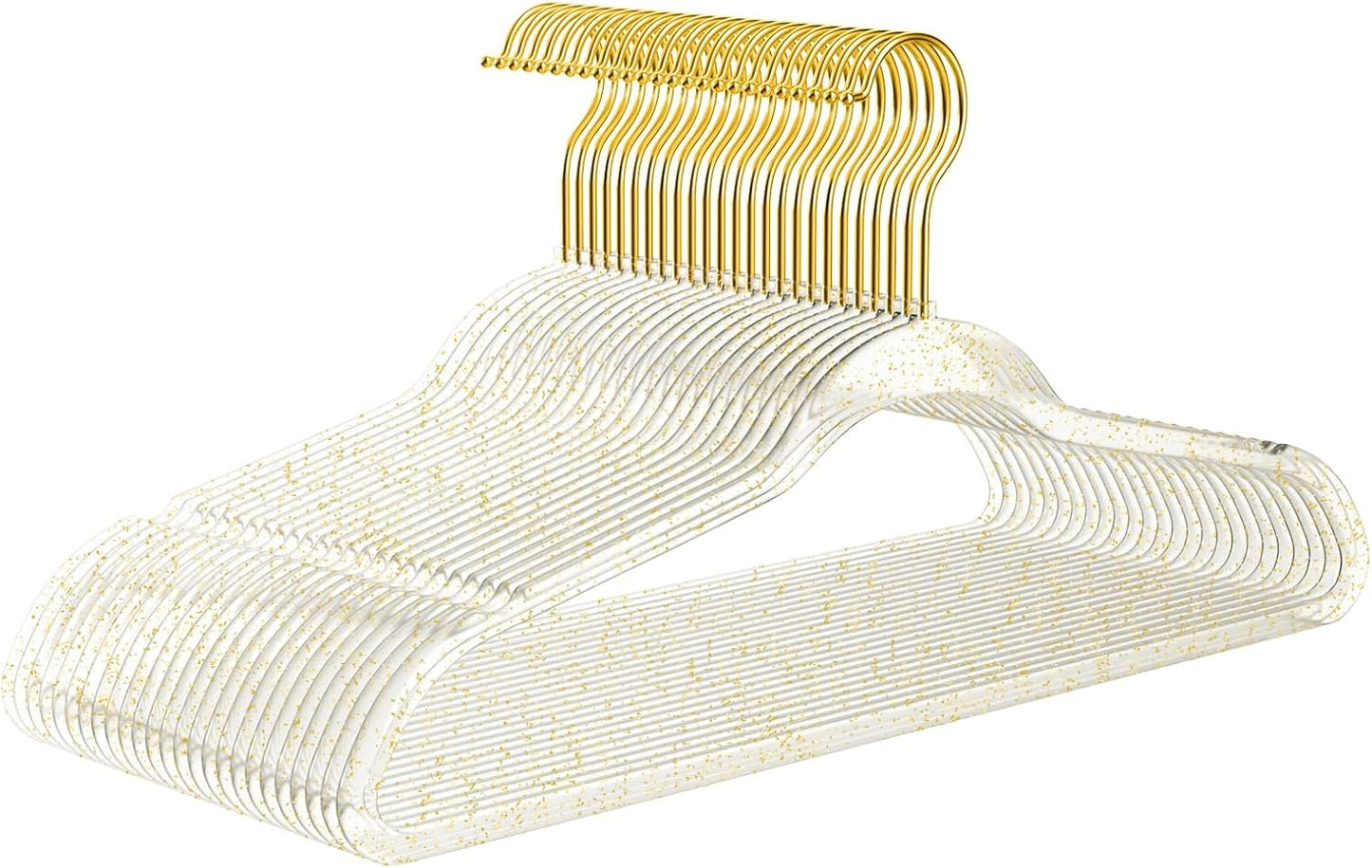 Premium Clear Invisible Acrylic Hangers for Stylish Closets