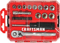 CRAFTSMAN Socket Set Nano Metric 3/8ft Drive 24-Piece - Compact