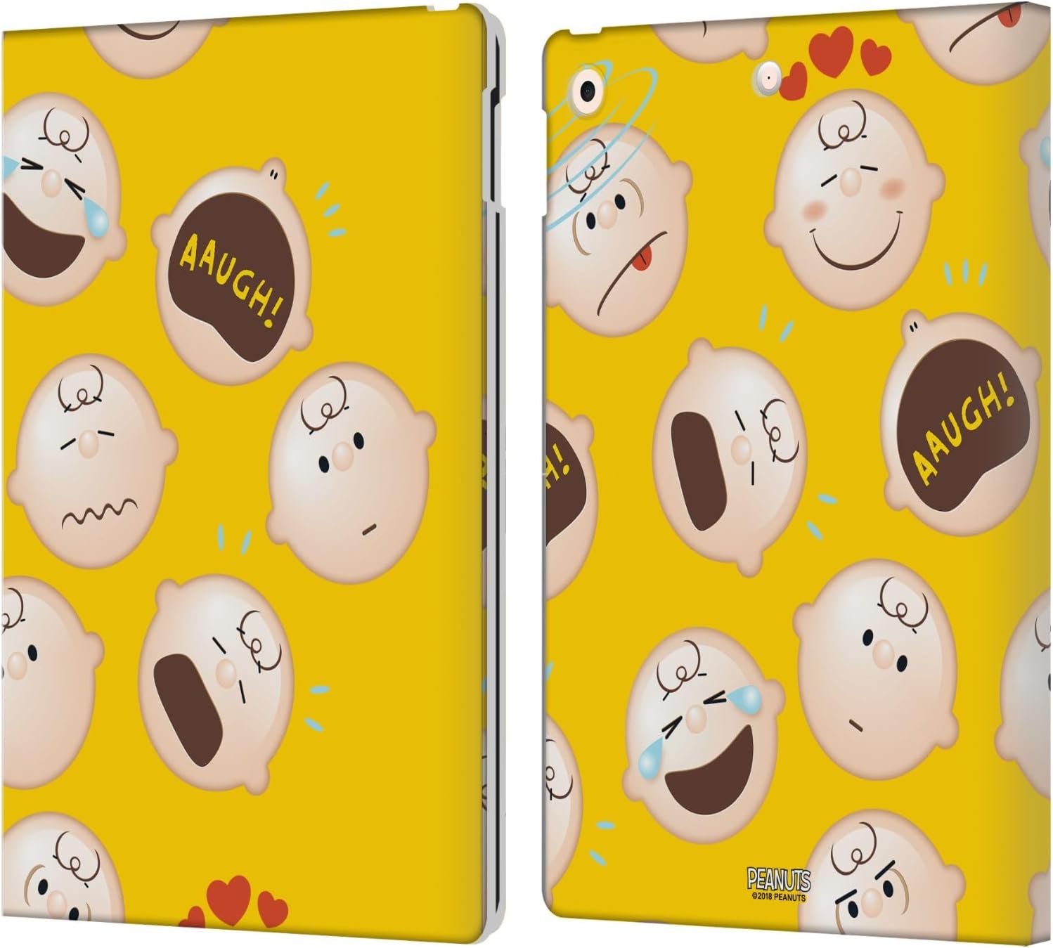 Peanuts Charlie Brown Leather Wallet Case for iPad 10.2 2019-2021