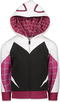 Marvel Spider-Gwen Ghost Spider Girls Fleece Zip Up Hoodie