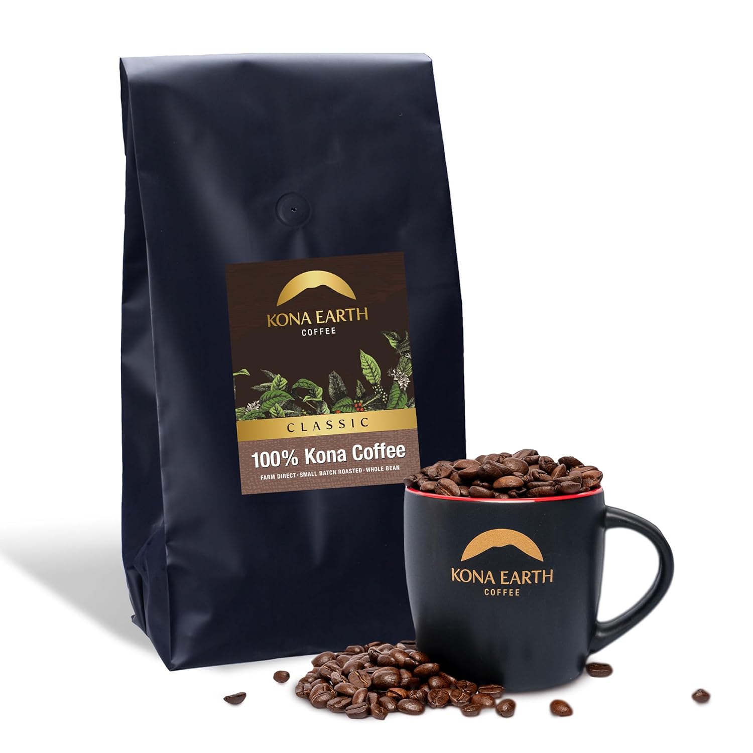 100% Kona Coffee Classic Medium Roast Whole Bean 5 lb Fresh