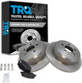 TRQ Rear Ceramic Disc Brake Pads & Rotors Kit for Dodge Nitro Jeep