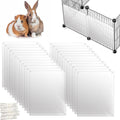 Rabbit Splash Guard 24 Pack Clear Cage Liners - Mess Protection