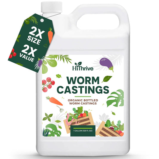 1 Gallon Worm Castings for Plants - Nutrient-Rich Organic Compost