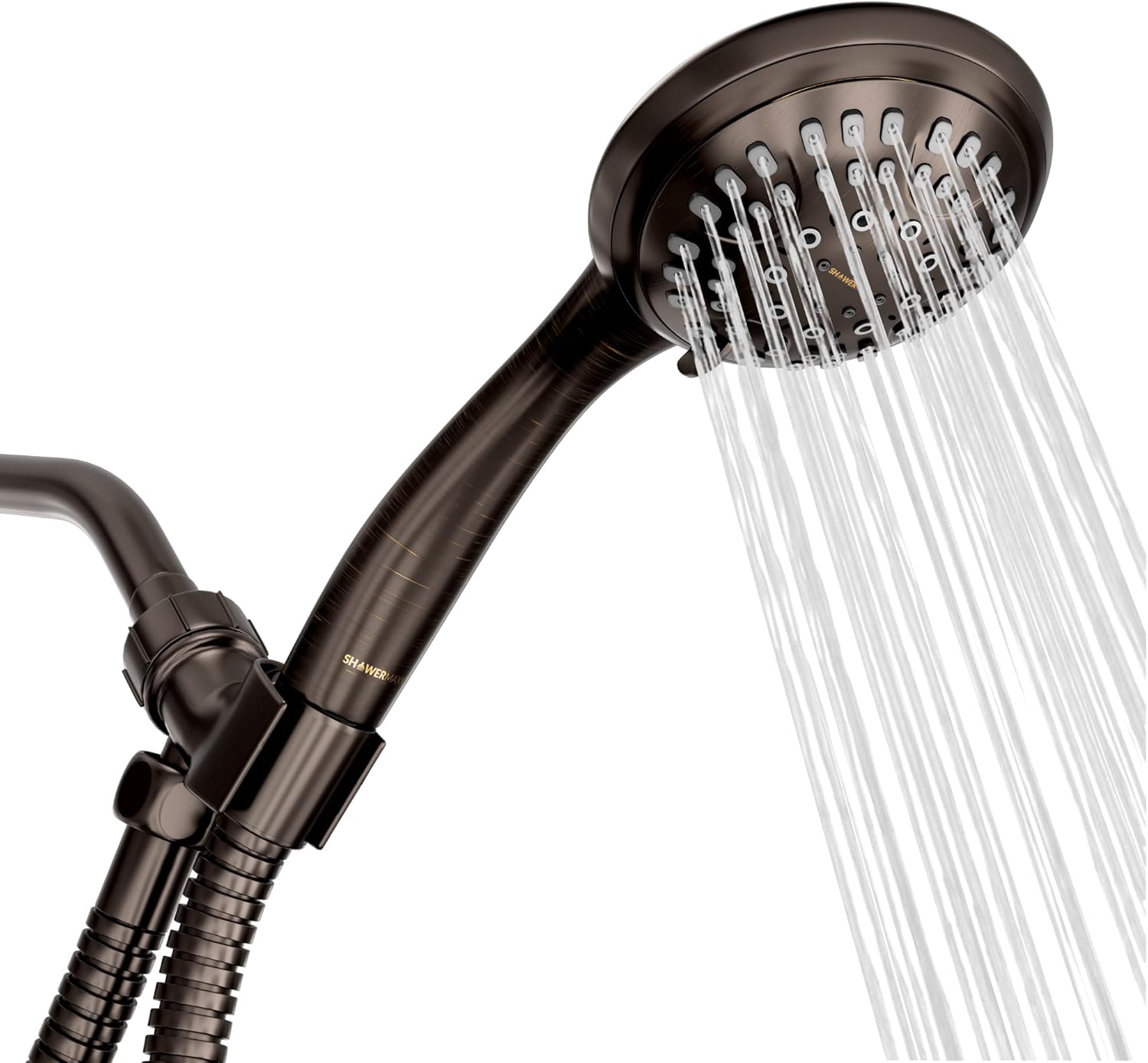 Luxury Spa Series Hand Held Shower Head with 6 Spray Settings