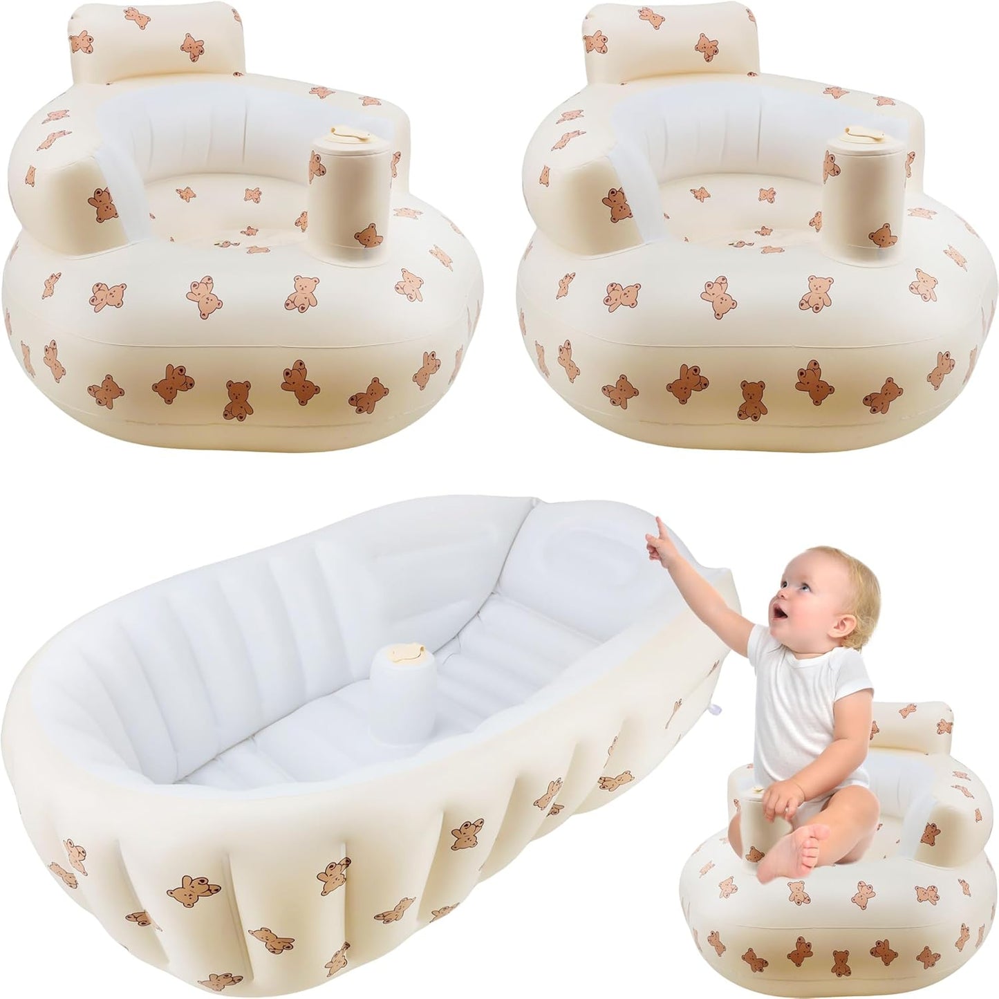 Portable 3-in-1 Baby Seat Set - Support & Comfort!