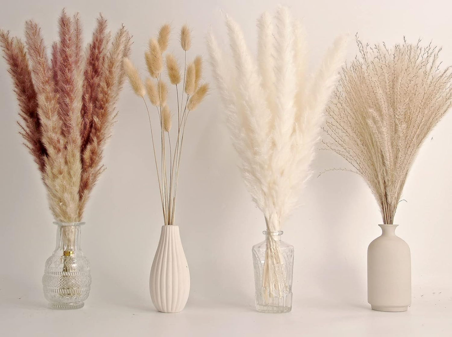 Boho Wedding Decor Bundle - 65PCS Pampas Grass Set