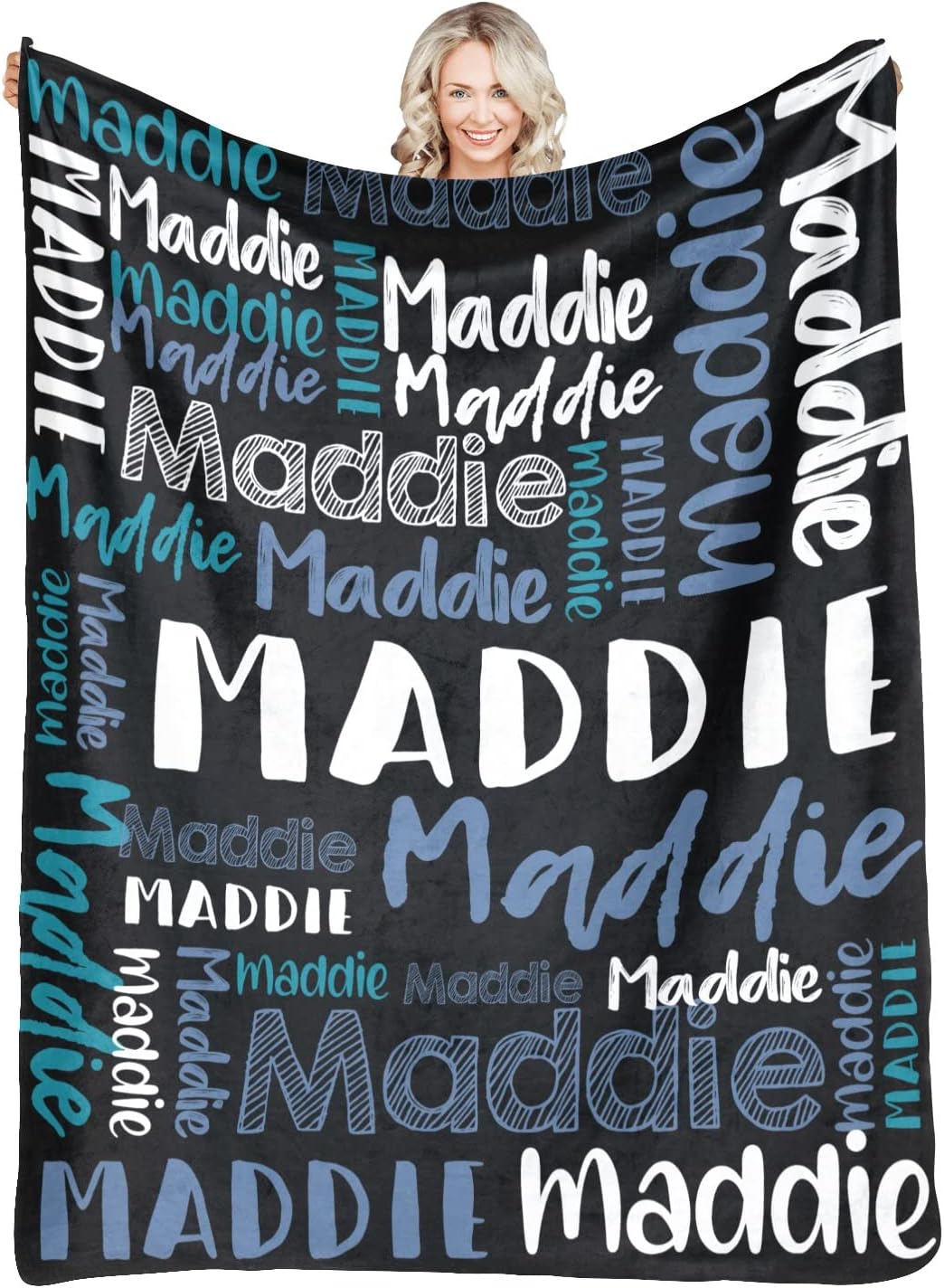 Personalized Blankets with Name for Kids and Adults - Custom Soft