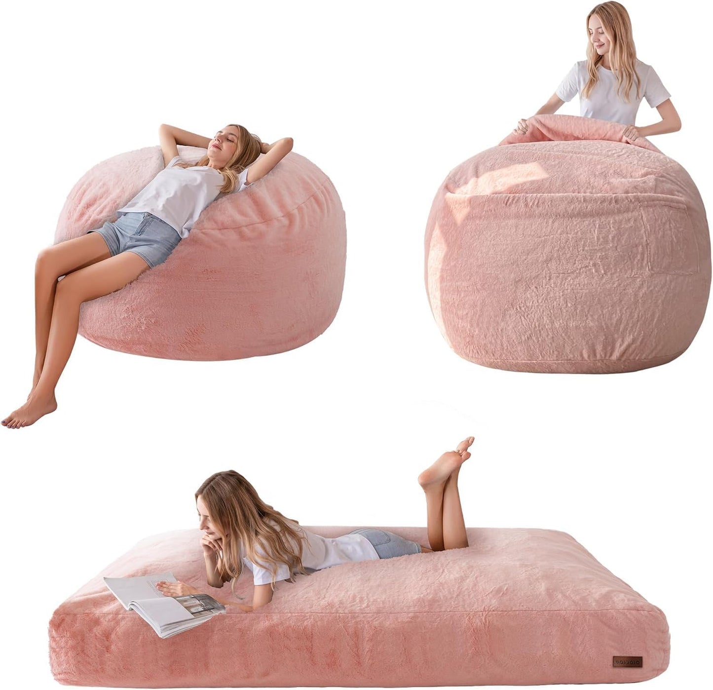 MAXYOYO Giant Bean Bag Chair Bed for Adults - Comfort & Style