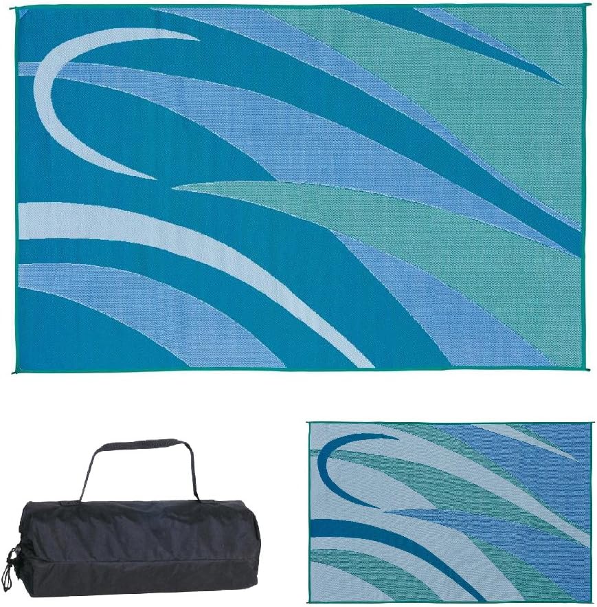 Stylish Camping 8ft x 12ft RV Outdoor Reversible Patio Mat Review