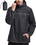 SWISSWELL Rain Jacket Men Waterproof Windbreaker (Style 6PLK)