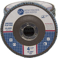 Benchmark Abrasives 4.5 in T29 Zirconia Flap Discs 100 Pack - Durable