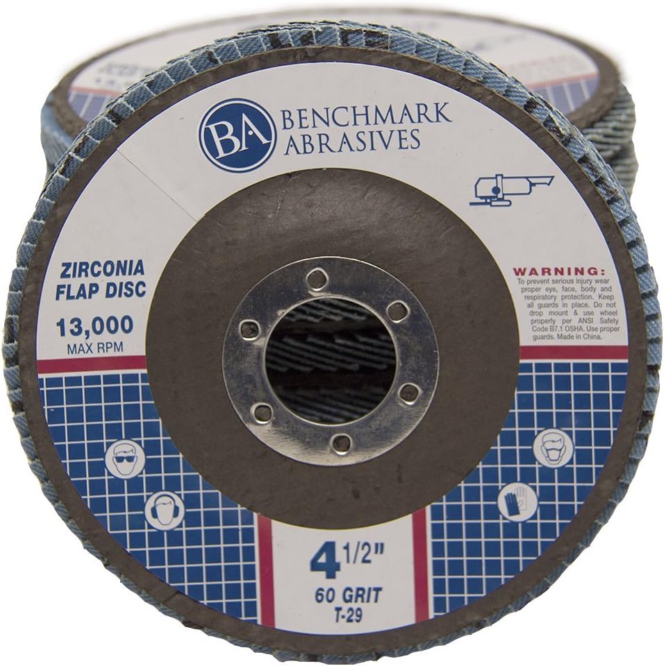 Premium Zirconia T29 Flap Discs for Angle Grinder - 100 Pack