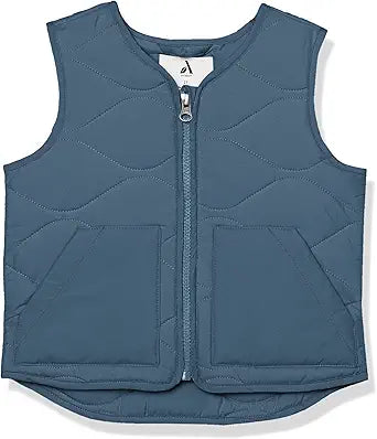 Recycled Polyester Puffer Vest for Kids and Toddlers - Eco-Friendly