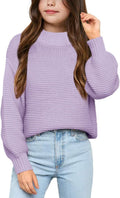 Girls Mock Neck Pullover Sweater by Imily Bela for Cool Days
