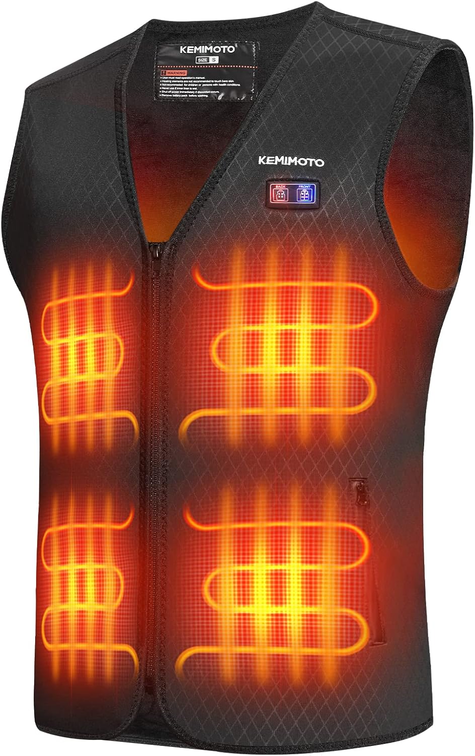 KEMIMOTO Heated Vest for Men - Ultimate Electric Warming Gear