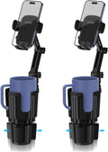 2 Pack Phone Holders for Car Cupholder - Dual Phone and Bottle Mount