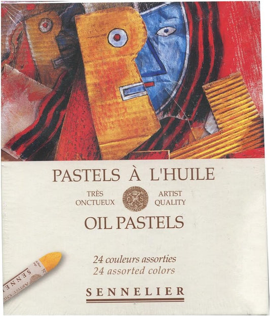 Sennelier Oil Pastel Assorted Set Of 24 - Perfect for Artists